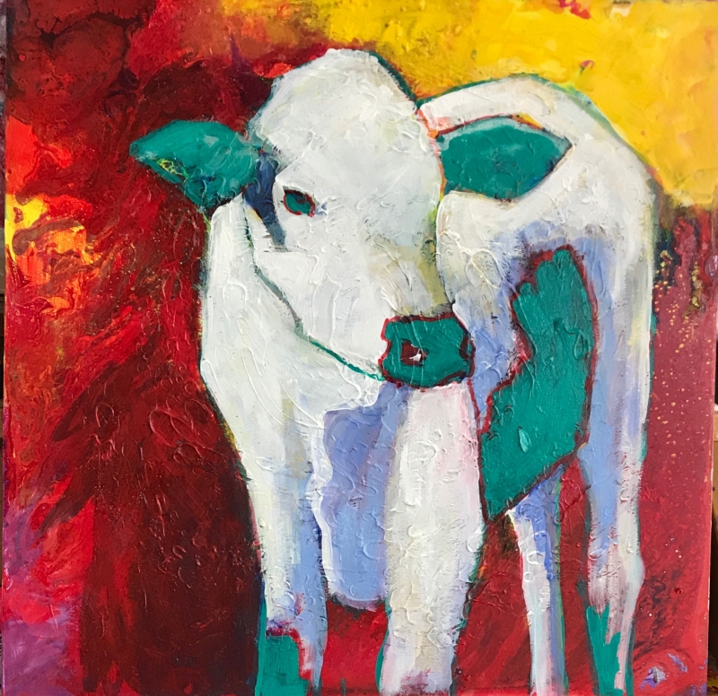 LITTLE CALF by artist Dena  Wenmohs